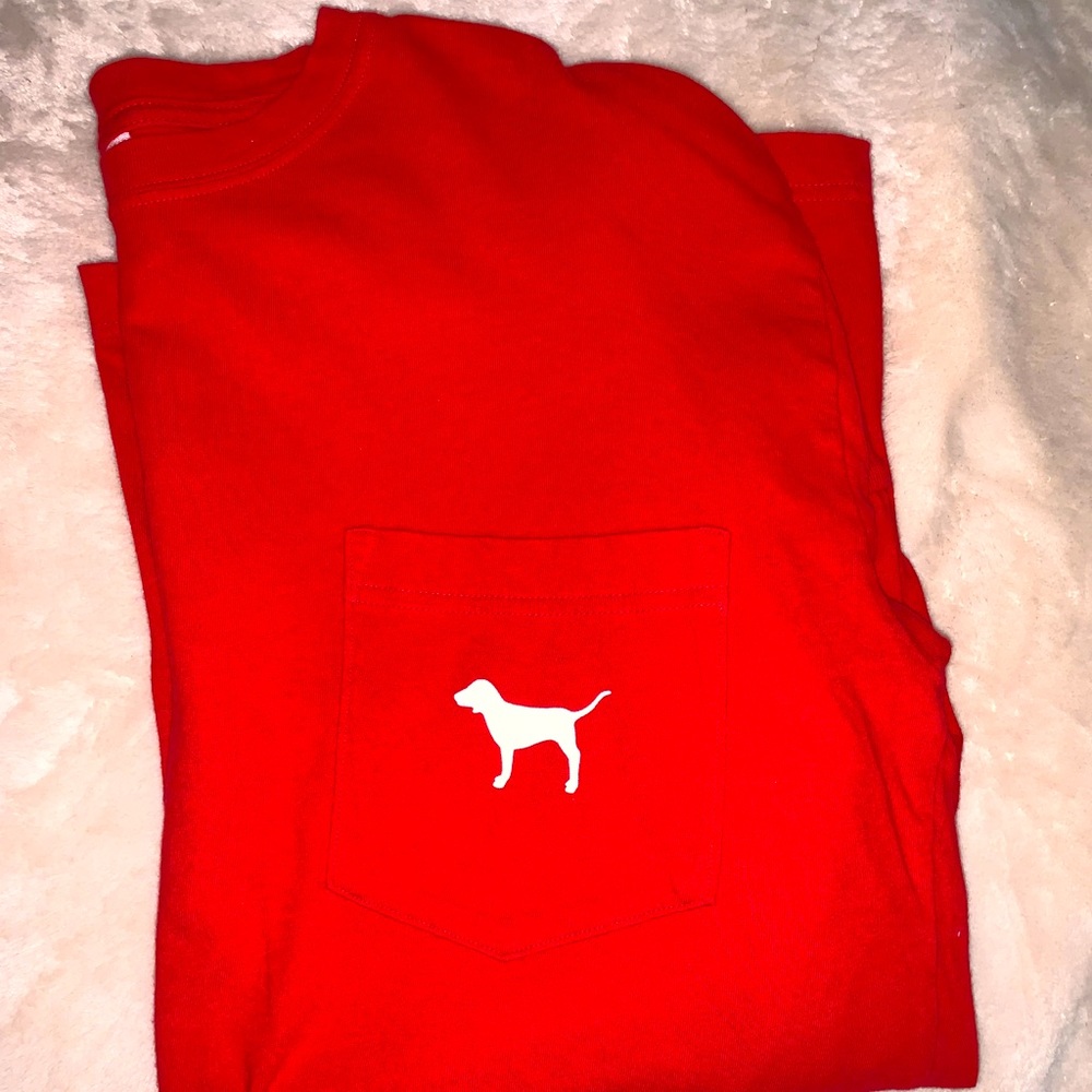 Pink red sweatshirt